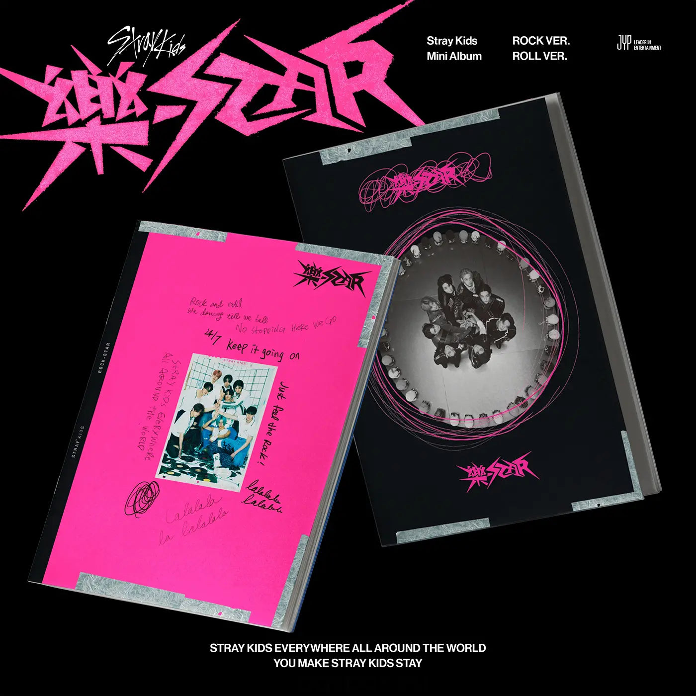 Stray Kids - Mini Album 樂-STAR (ROCK VER., ROLL VER.)