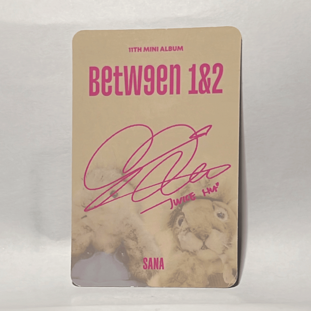 TWICE  •  Sana - Between 1&2 Photocard