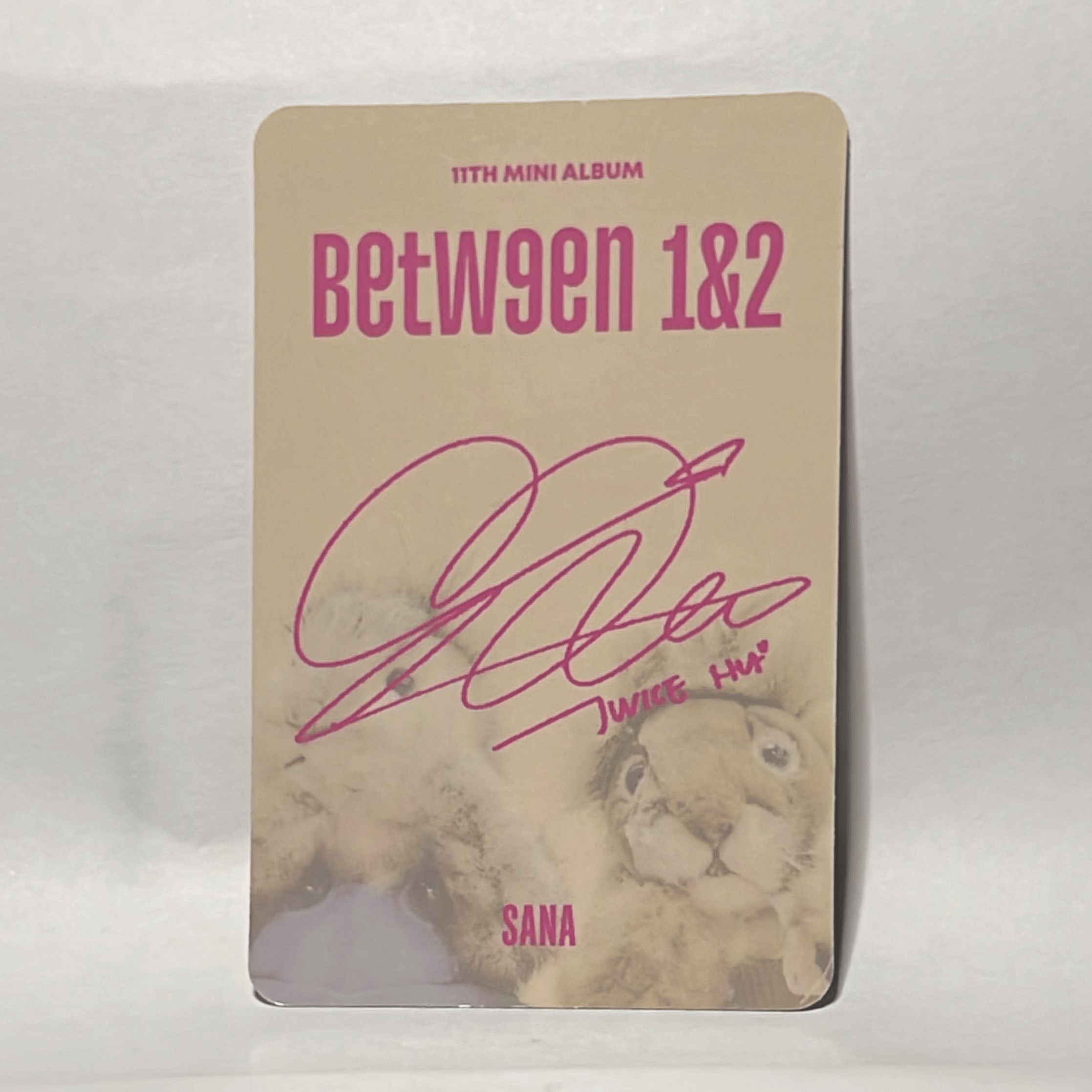 TWICE  •  Sana - Between 1&2 Photocard