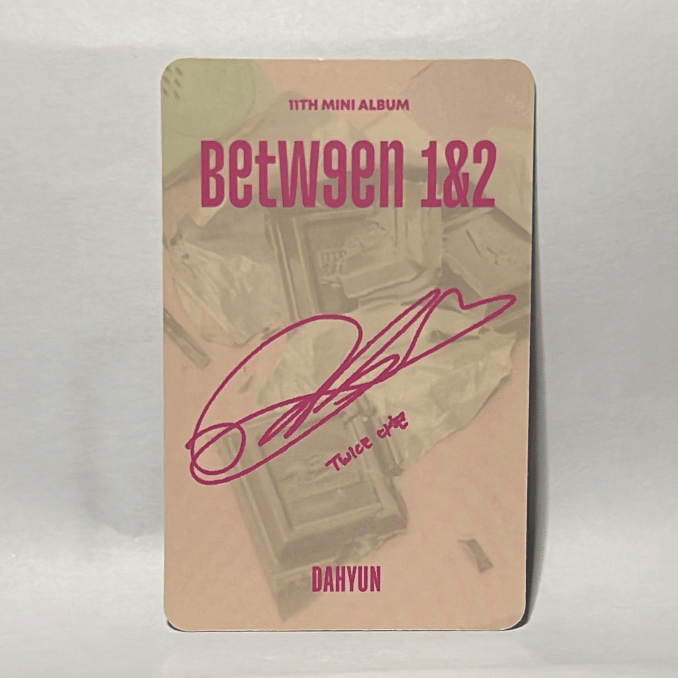 TWICE  •  Dahyun - Between 1&2 Photocard