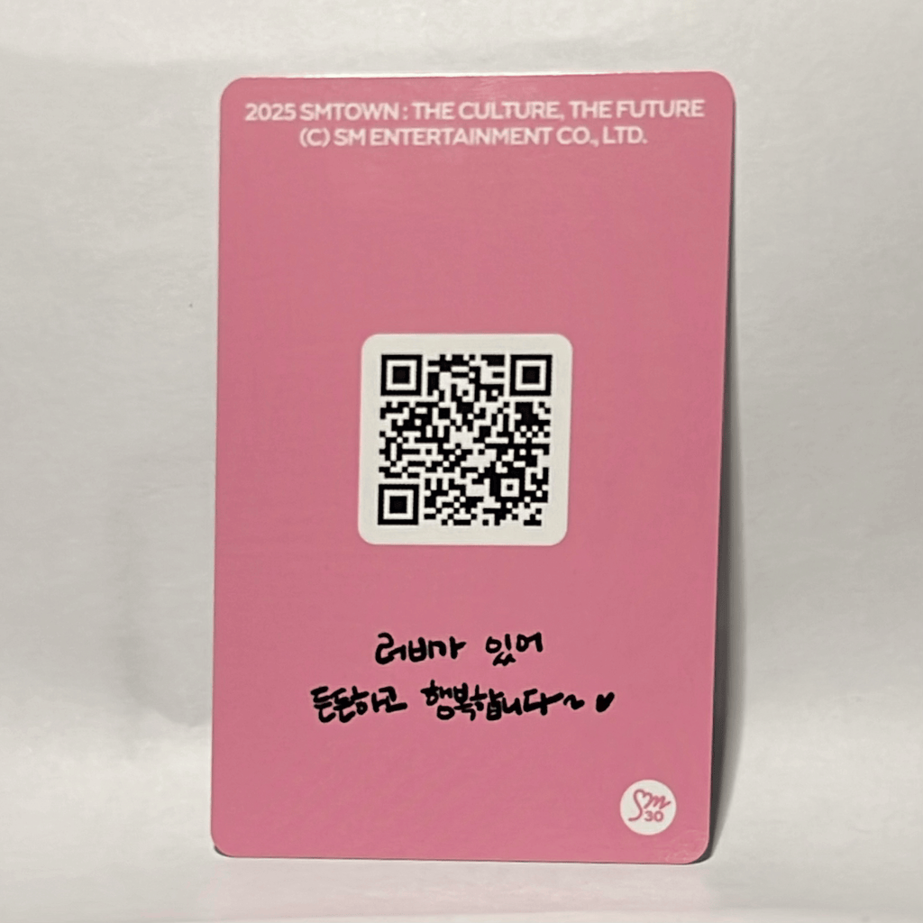 Red Velvet  •  Seulgi - 2025 SMTOWN : THE CULTURE, THE FUTURE Photocard