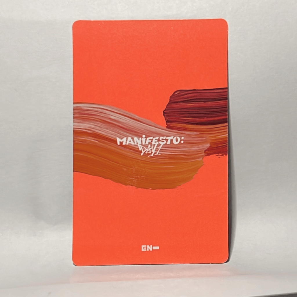 Enhypen  •  Ni-Ki - MANIFESTO: Day 1 Engene Version (D version) Photocard