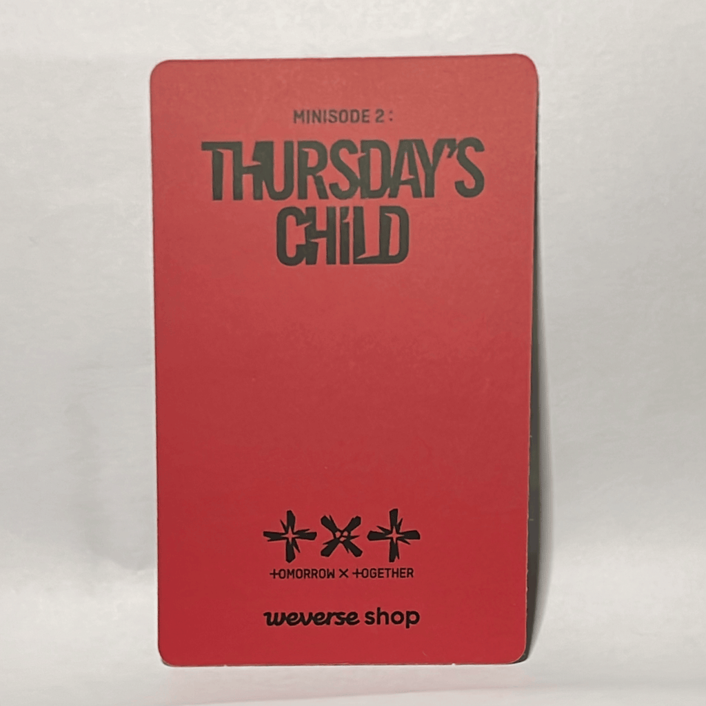 TOMORROW X TOGETHER  •  Taehyun - minisode 2: Thursday's Child Photocard [Weverse POB]