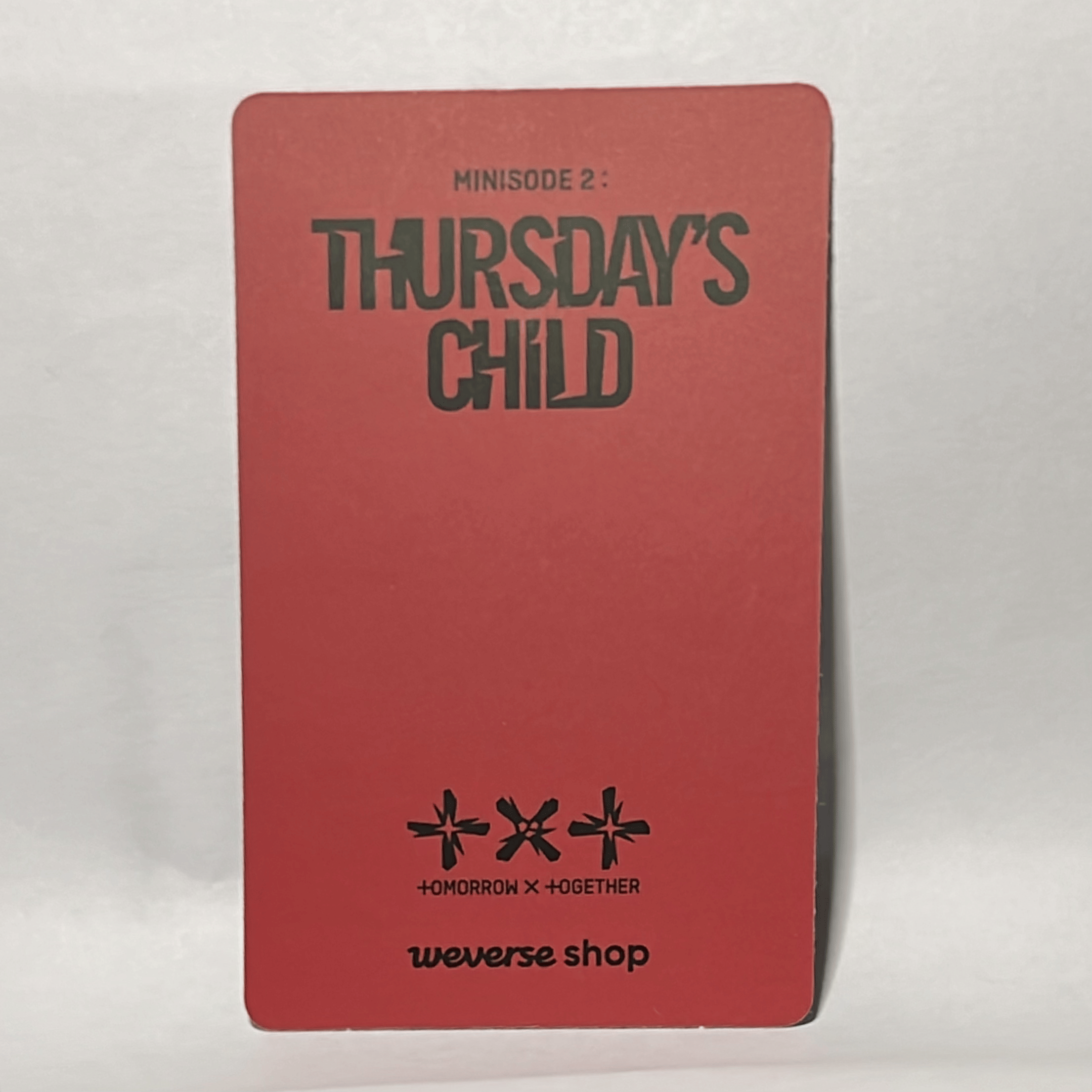 TOMORROW X TOGETHER  •  Taehyun - minisode 2: Thursday's Child Photocard [Weverse POB]