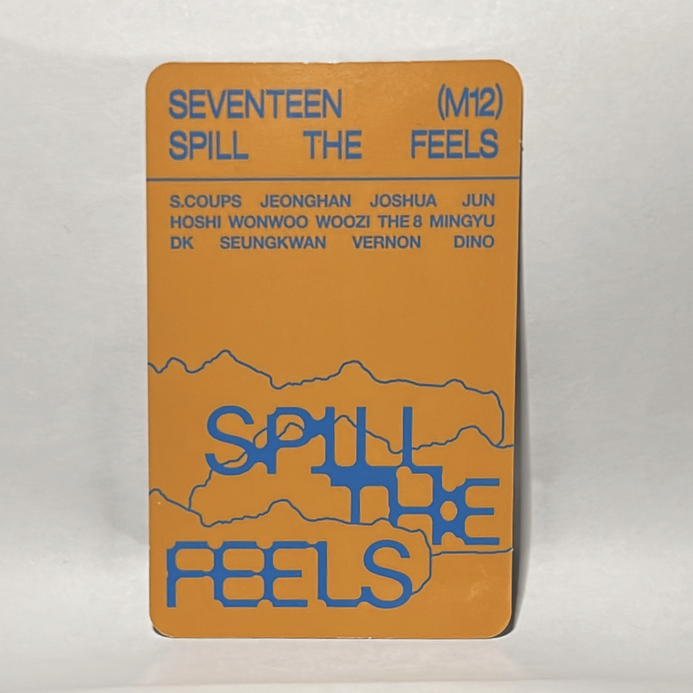 SEVENTEEN  •  Wonwoo - Spill the Feels (Feel You Version) Photocard