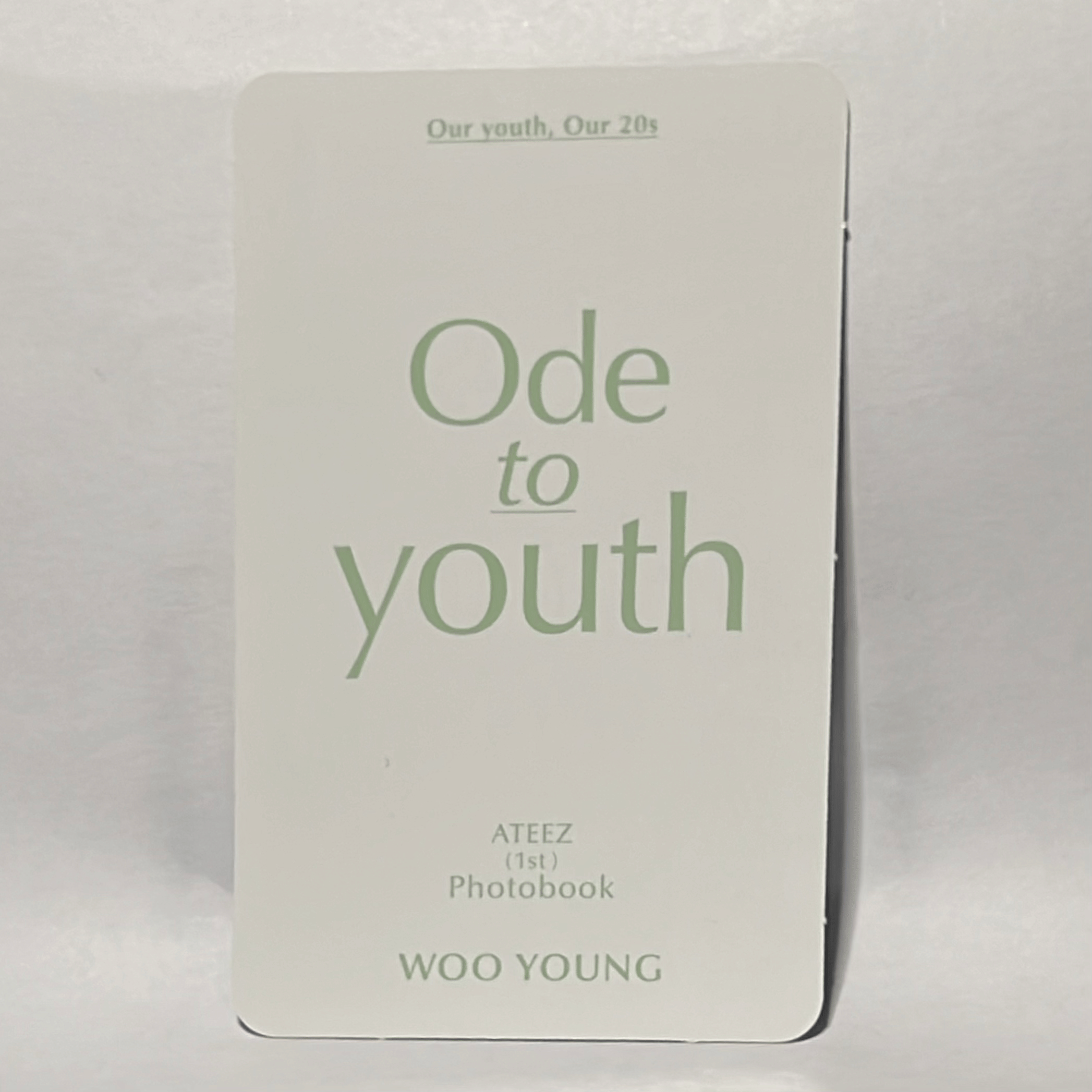 ATEEZ  •  Wooyoung - 1st Photobook: Ode to Youth Photocard