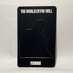 ATEEZ  •  Yunho - The World Ep.Fin : Will (Standing Photocard Version) Photocard
