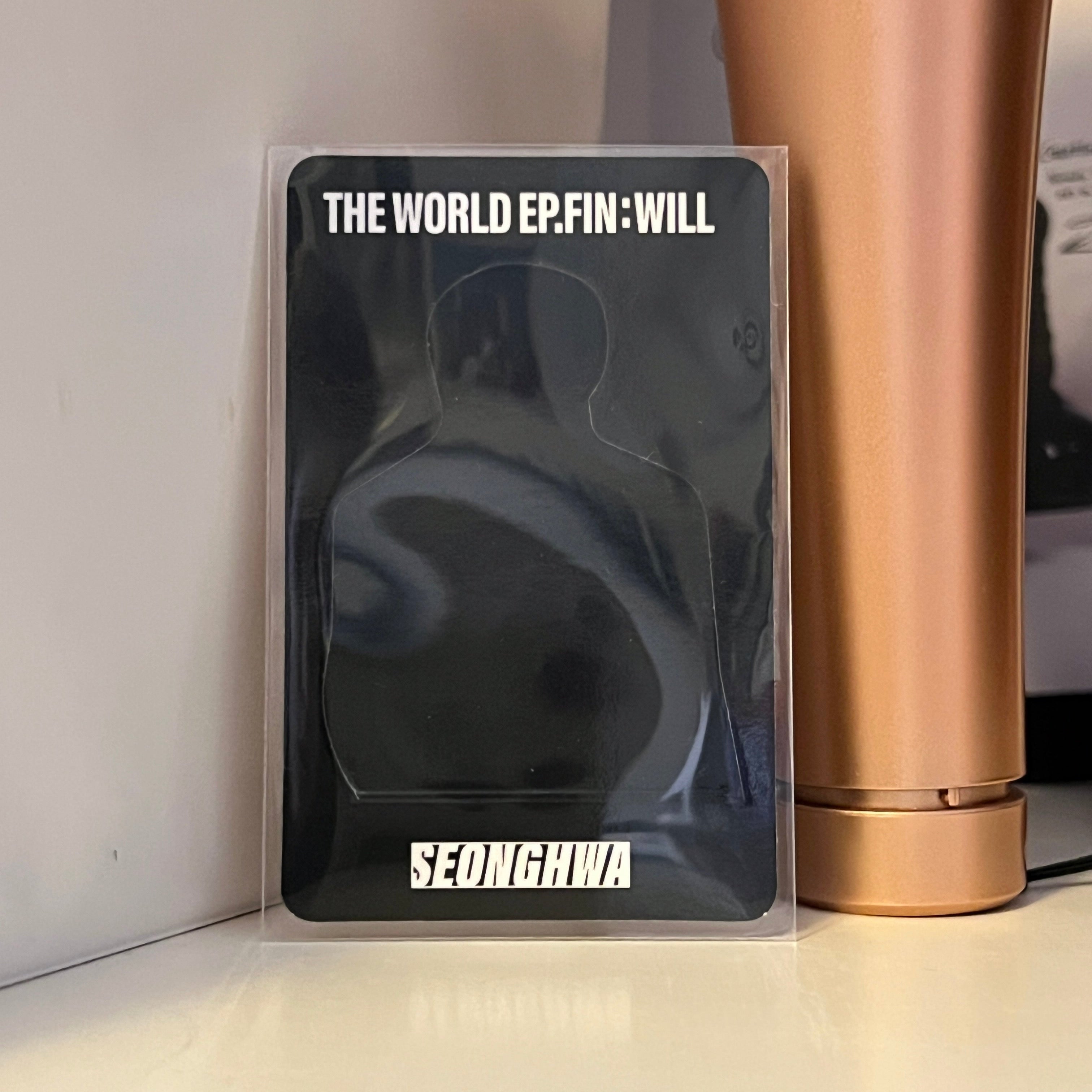 ATEEZ  •  Seonghwa - The World Ep.Fin : Will (Standing Photocard Version) Photocard
