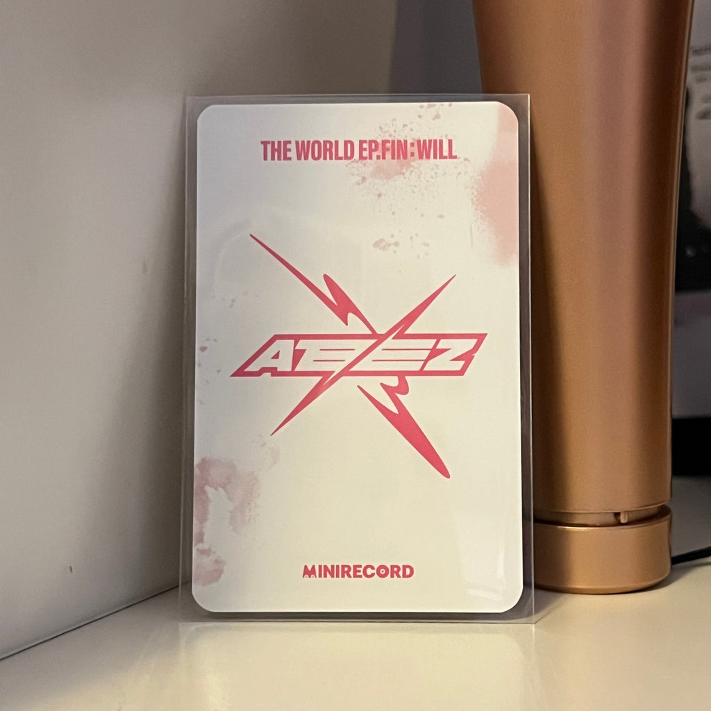 ATEEZ  •  Wooyoung - The World Ep.Fin : Will (Platform Version) Photocard [Olive Young POB]