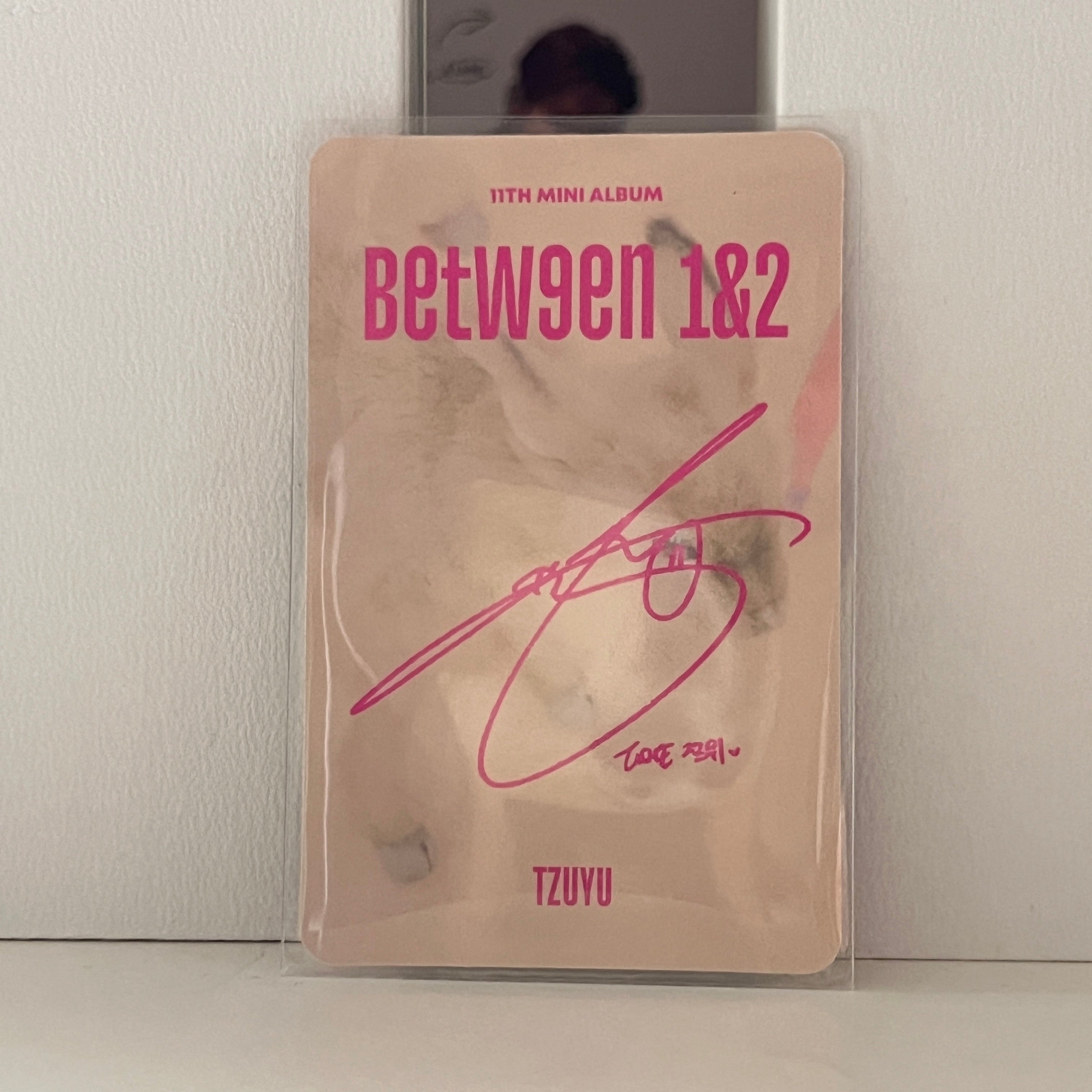 TWICE  •  Tzuyu - Between 1&2 Photocard