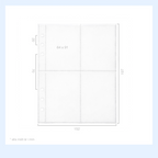 Plastfickor för A5-binders (10-pack)