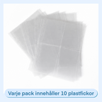 Plastfickor för A5-binders (10-pack)