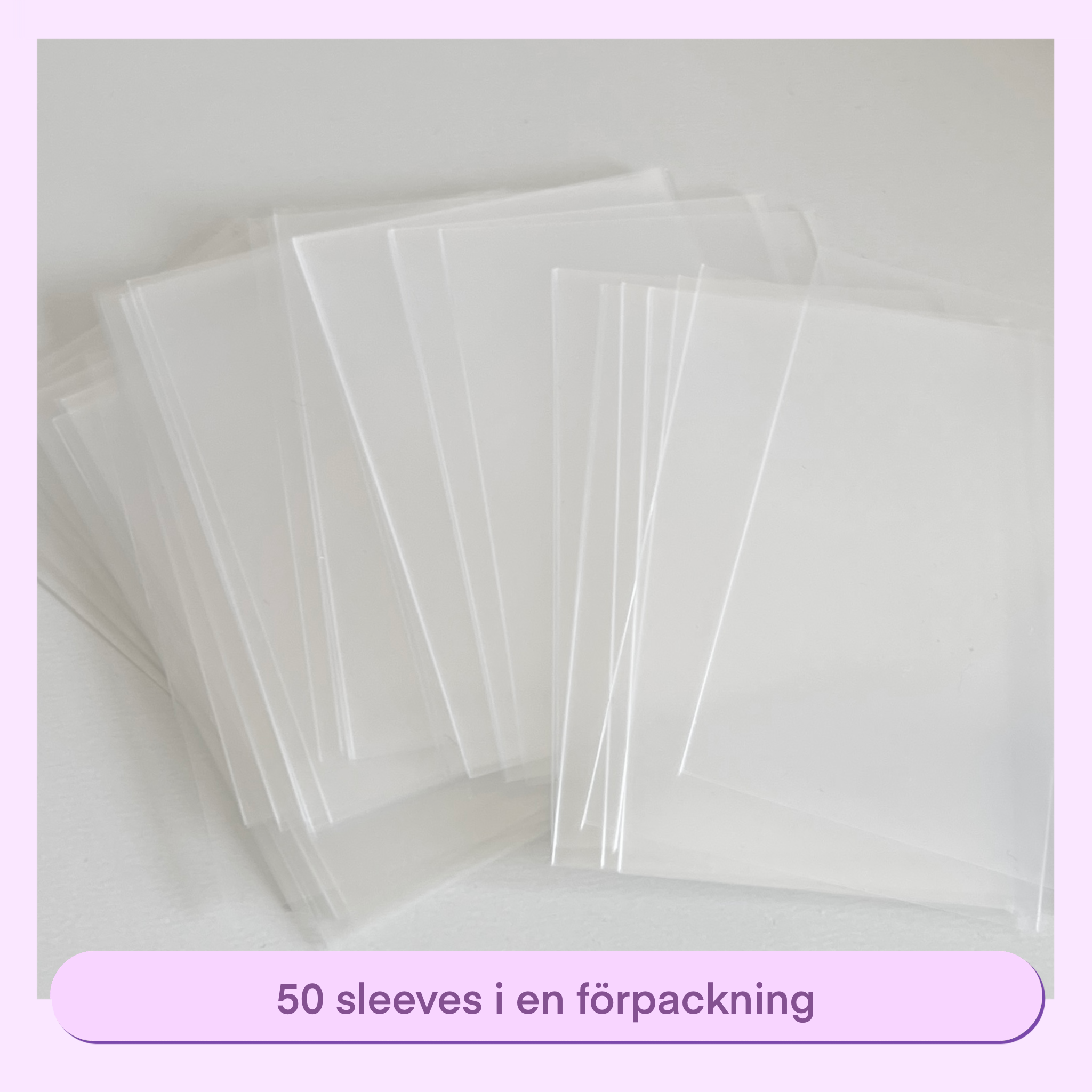 Popcorn Games - 56 x 87mm Photocard Sleeves Hard 50pcs