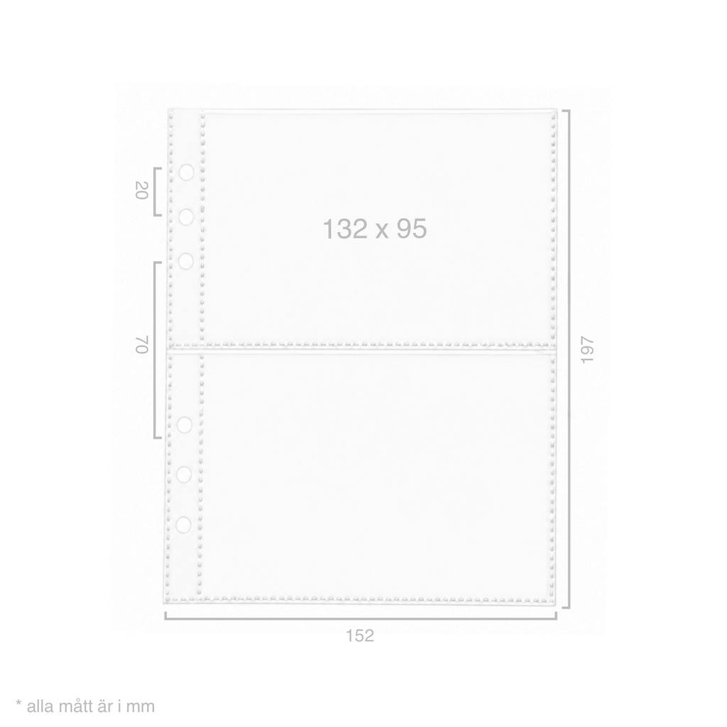Plastfickor för A5-binders (10-pack)