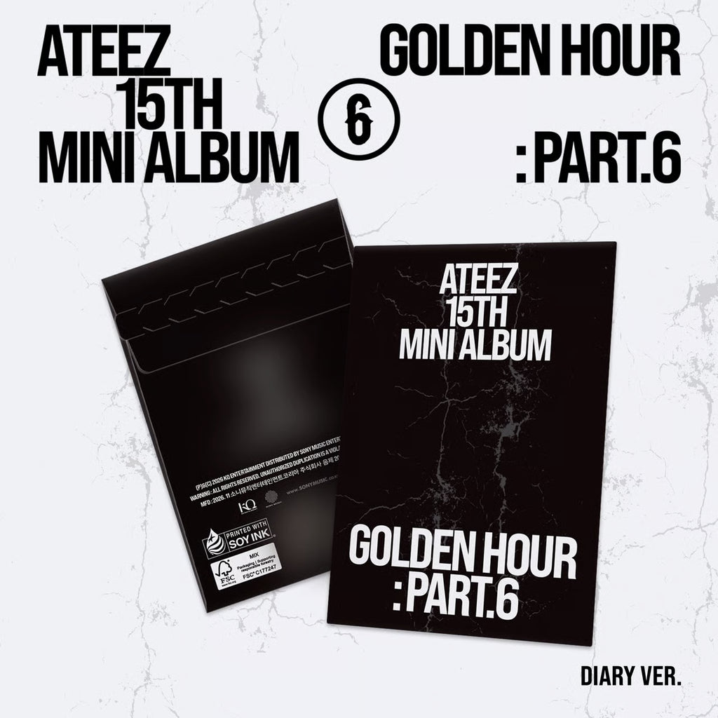 ATEEZ - GOLDEN HOUR : Part.6 (Pocaalbum Ver.)