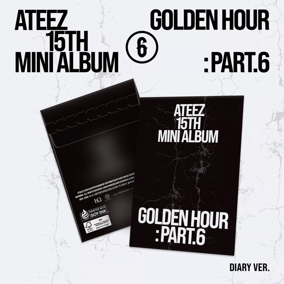 ATEEZ - GOLDEN HOUR : Part.6 (Pocaalbum Ver.)